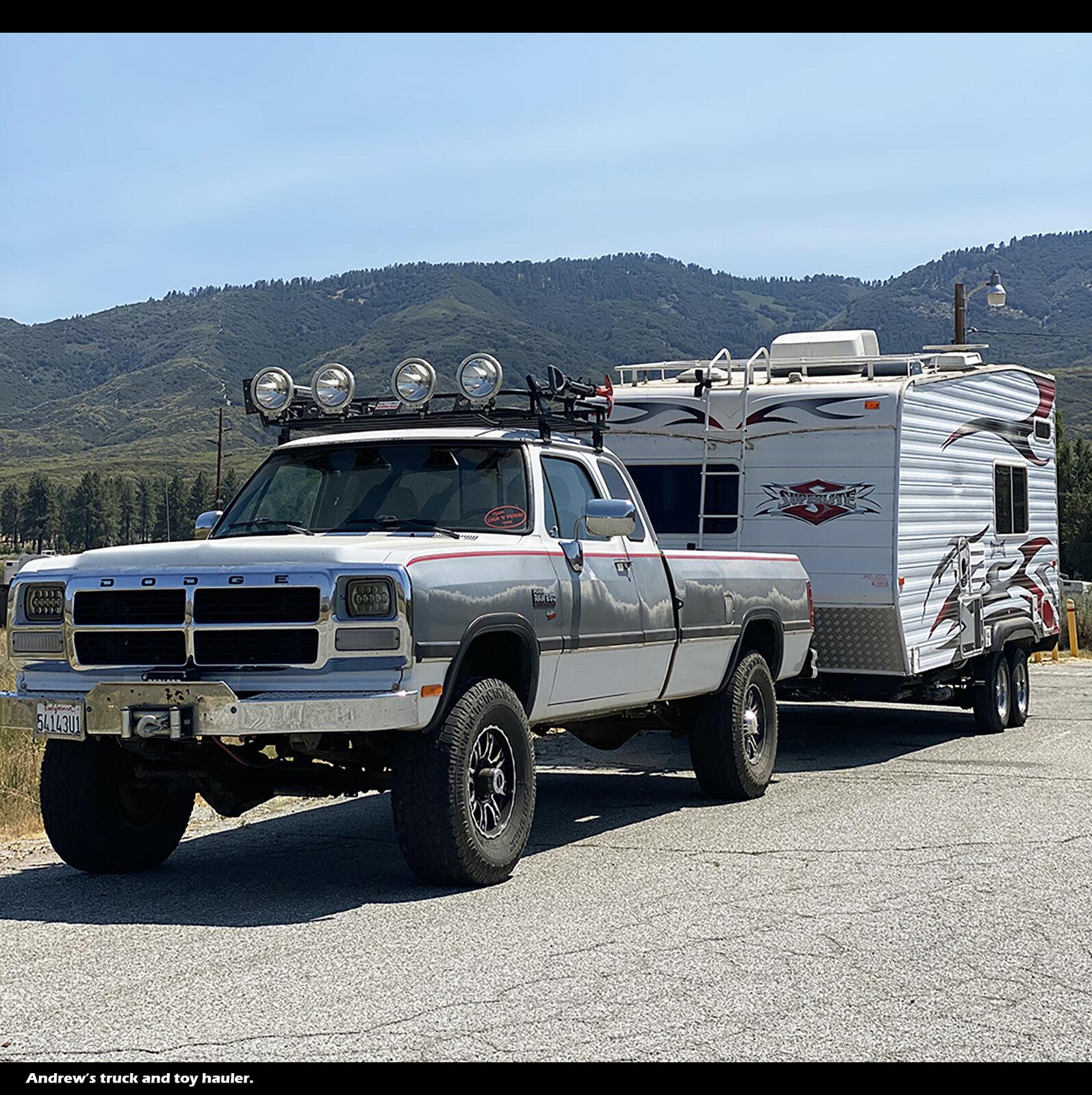 Andrew Bengtson - 5 - with his toy hauler copy.jpg