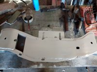 Modified crossmember bottom welded on.jpeg