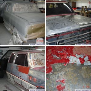 Beneath the factory paint