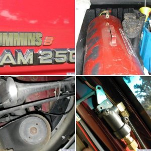 Air horns and emblems