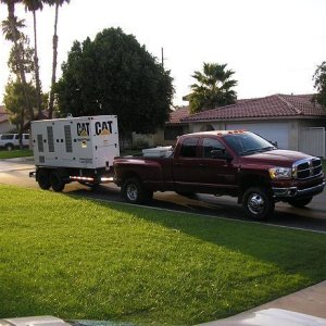 My 3500 and a CAT gen set.