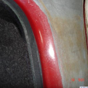 Passenger door frame