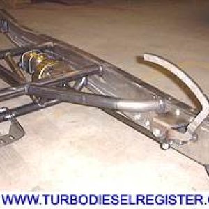 1933 Frame with Brake Pedal Mount