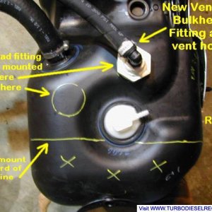 Bulkhead fitting placement