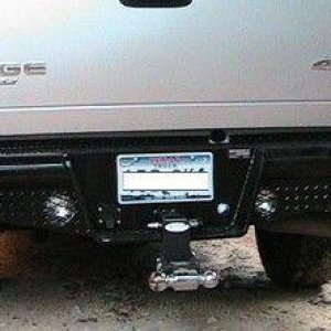 New rear bumper installed