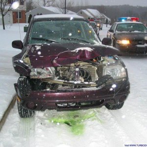 Her SUV