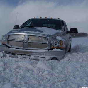 Busting Michigan Snow Drifts