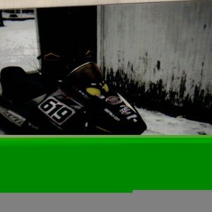 my new sno x sled