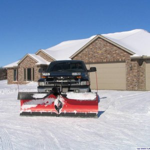 Plowing.... The 8' Boss