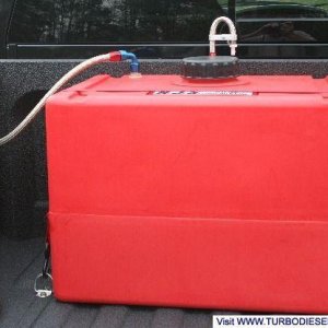 Fuel cell mounted in truck bed