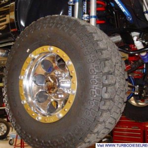 Front Wheel/Tire...locking ring and rock domes