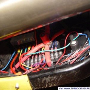 Rear mounted Aux Fuse panel