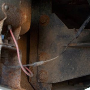Bumper to mounting bracket detail