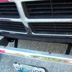 Winch access plate removed