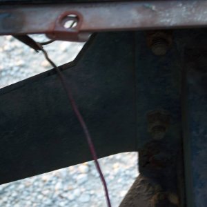 Bumper to mounting bracket left side