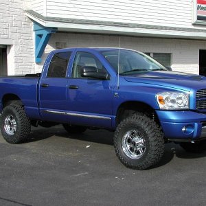 After lift and tires