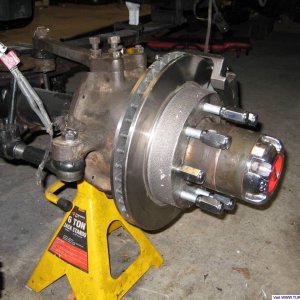 Disc brake conversion
