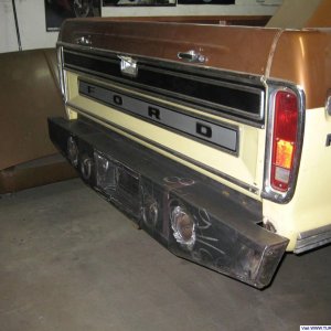 Rear bumper side shot