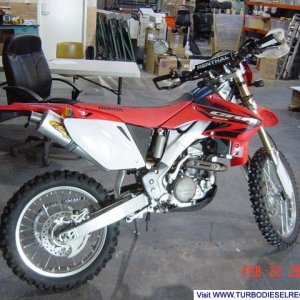 '04 CRF250X with a plate (sold)