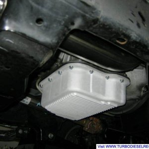PML "as cast" trans pan (passenger side)