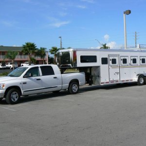 Truck and Horse Trailer