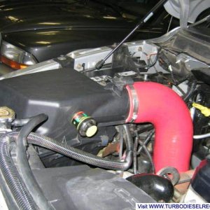 Stock airbox updated to '04.5 with DPP cool red hose