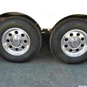 New MB type 72 wheels and Carlisle "E" rated tires