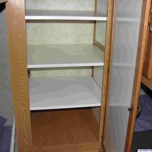 Added shelves to closet in the kids bedroom