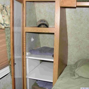Added shelves to main bedroom closets