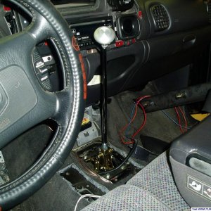 Replacing the 6spd shifter with the auto one!