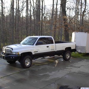 Truck w/ Work Trailer