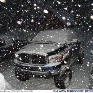 Up at Huntington during a blizzard