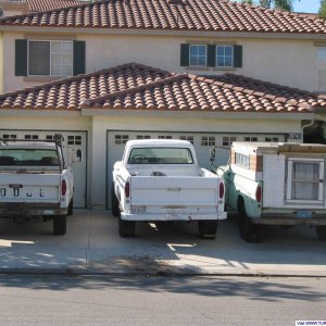 Two 1970 and one 1969 Powerwagon