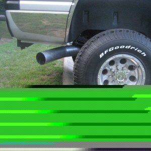 MBRP 5" exhaust on the truck