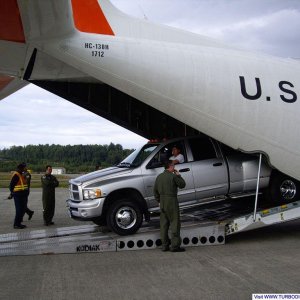 unloading CG 255006 from C130