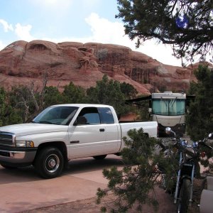 camphosting at Arches National Park, Moab, Utah