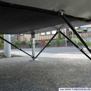 Ultra-Fab Eliminator 5er stabilizers - front underneath view