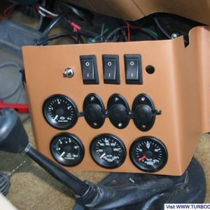 switch and gauge panel