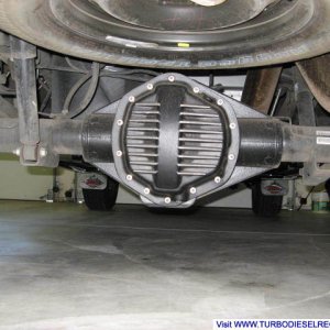 PML rear diff cover for 11.5 AAM (black powdercoat)