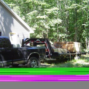 Load of Pine Boards