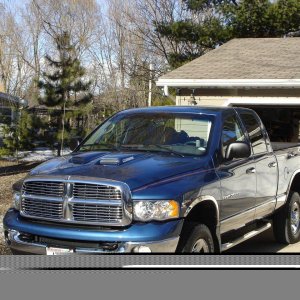 2004.5, Ram 2500 Quad Cab Short Bed, Alantic Pearl Blue