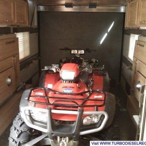 Toy Hauler inside
