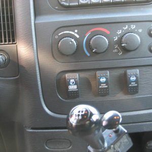 Dash mount ARB switches