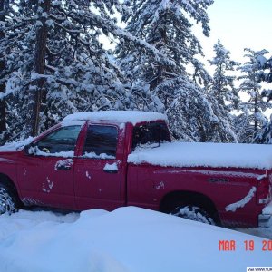 Snows getting deep in So Calif.