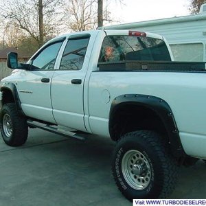 fender flares installed