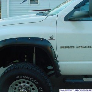 fender flares installed