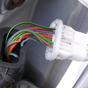 Broken rear door wires