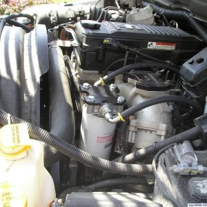 Side View of filter