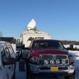 Uplinking from Willow Alaska, back to my Headend.