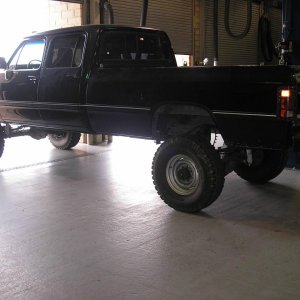 Rear Axle Swap (Before)